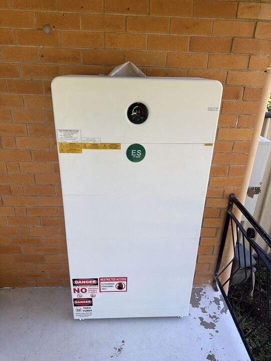 Battery unit installation