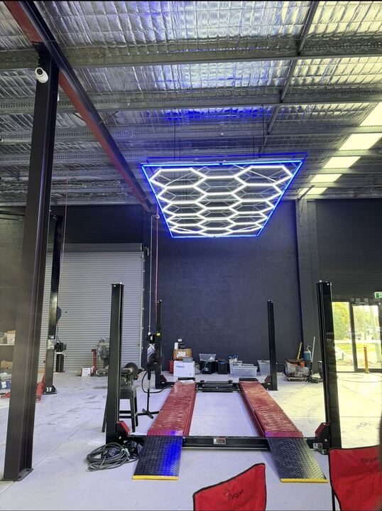 Custom commercial LED lighting installation